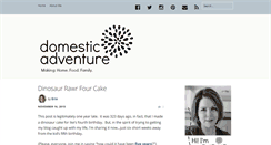 Desktop Screenshot of domesticadventure.com